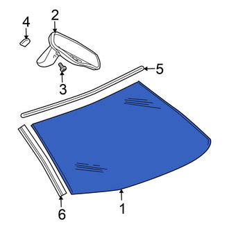 Chrysler OE - Front Windshield