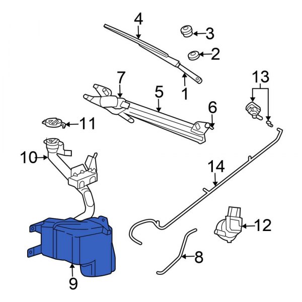 Washer Fluid Reservoir