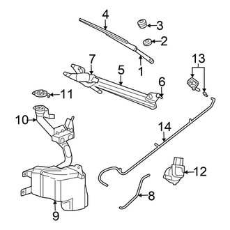 Chrysler OE - Windshield - Wiper & Washer Components