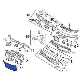 Chrysler OE - Outer Cowl Insulator
