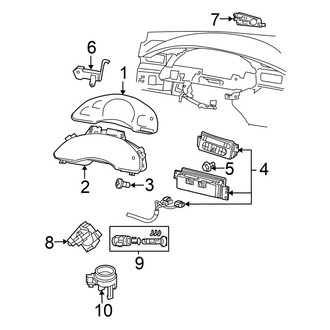 Chrysler OE - Instrument Panel - Cluster & Switches