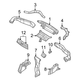 Chrysler OE - Instrument Panel - Ducts