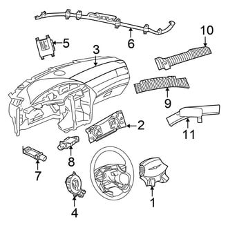 Chrysler OE - Restraint Systems - Air Bag Components