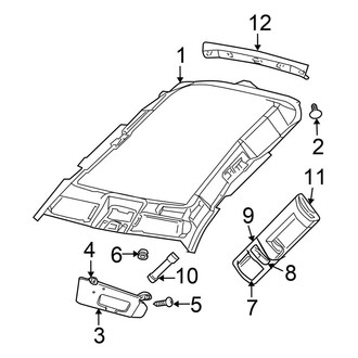 Chrysler OE - Roof - Interior Trim (Base)