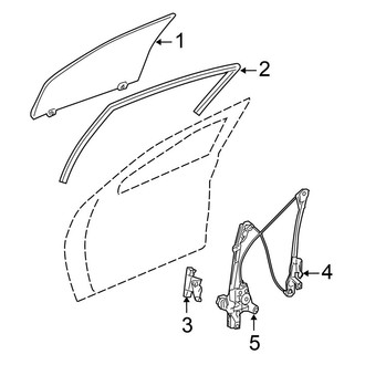 Chrysler OE - Front Door - Glass & Hardware