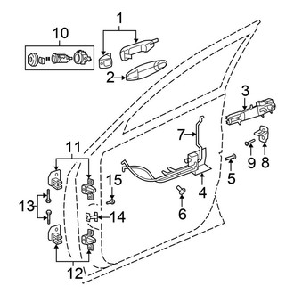 Chrysler OE - Front Door - Lock & Hardware