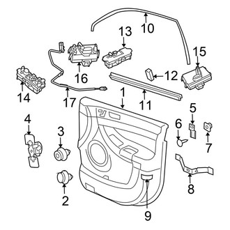 Chrysler OE - Front Door - Interior Trim