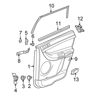 Chrysler OE - Rear Door - Interior Trim