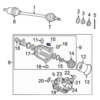 Chrysler OE - Engine Mount Bolt
