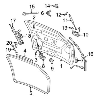 Chrysler OE - Lift Gate - Gate & Hardware