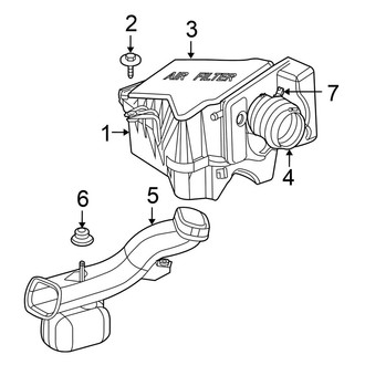 Chrysler OE - Engine / Transaxle - Air Intake (Limited / LX / Touring 4.0L)