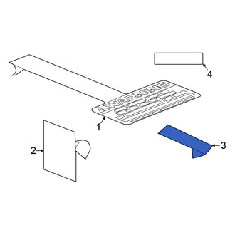 Chrysler OE - A/C System Information Label