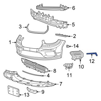 Chrysler Pacifica OEM Bumpers | Genuine Front & Rear Bumpers — CARiD.com