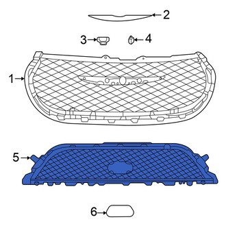 Chrysler OE - Front Lower Grille