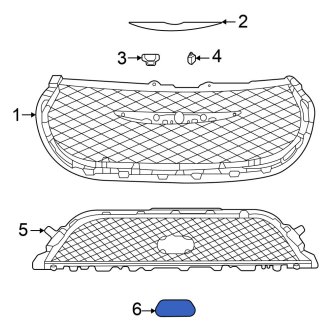 Chrysler OE - Chrysler Pacifica 2022 Front Bumper & Grille