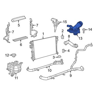 Chrysler OE - Engine Coolant Thermostat Kit