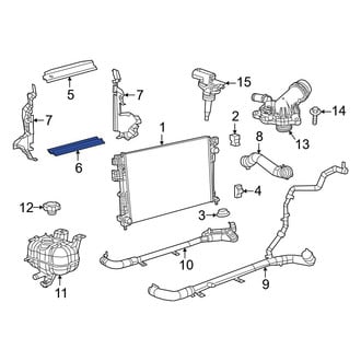 Chrysler OE - Lower Radiator Air Seal