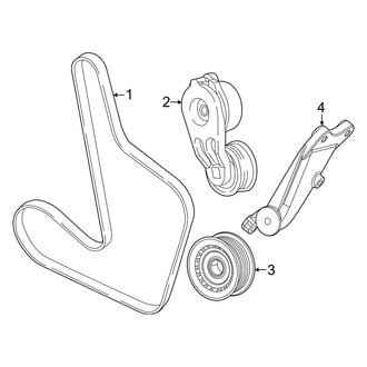 Chrysler OE - Cooling - Belts & Pulleys (Hybrid Platinum / Hybrid Premium)