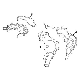 Chrysler OE - Cooling - Water Pump
