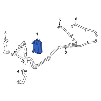 Chrysler OE - Automatic Transmission Oil Cooler