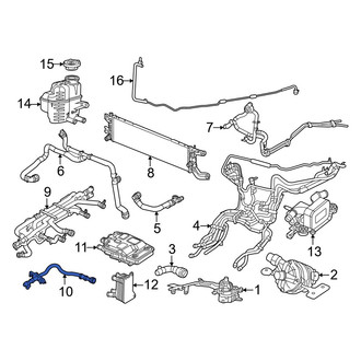 Chrysler OE - Drive Motor Inverter Radiator Hose