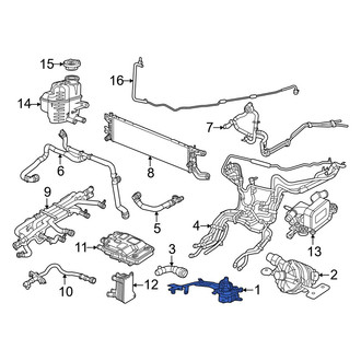 Chrysler OE - Drive Motor Inverter Cooler Water Pump