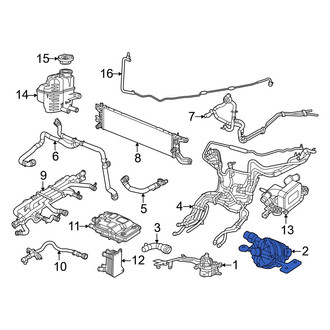 Chrysler OE - Drive Motor Inverter Cooler Water Pump