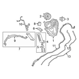 Chrysler OE - Air Conditioner & Heater - Auxiliary A/C & Heater Unit
