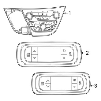 Chrysler OE - Air Conditioner & Heater - Controls