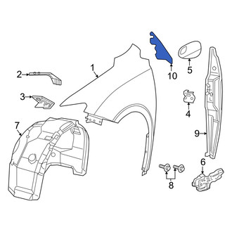 Chrysler OE - Left Fender Seal