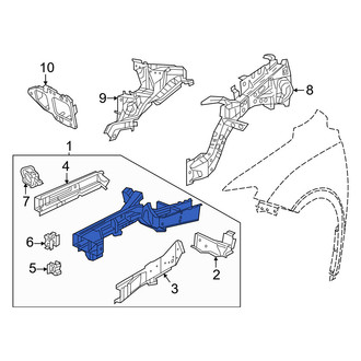 Chrysler OE - Front Left Frame Side Member Assembly