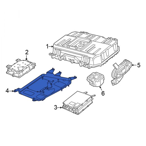 Drive Motor Battery Pack Charger Bracket