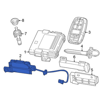 Chrysler OE - Keyless Entry Receiver