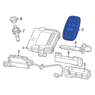 Chrysler OE - Keyless Entry Transmitter