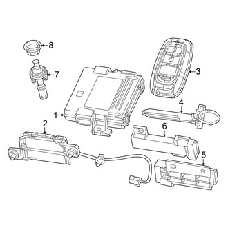 Chrysler OE - Electrical - Keyless Entry Components