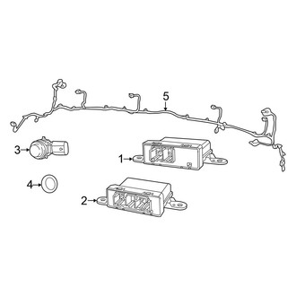 Chrysler OE - Electrical Components (Park Assist System)