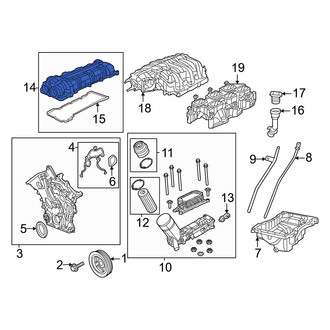 Chrysler OE - Left Engine Valve Cover