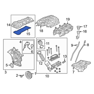 Chrysler OE - Left Engine Valve Cover Gasket