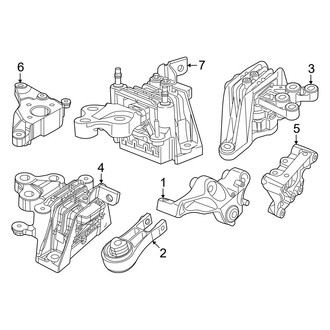 Chrysler OE - Engine / Transaxle - Engine & Transmission Mounting (Limited / LX / Touring / Touring L / Touring L Plus)