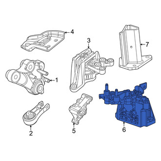 Chrysler OE - Left Automatic Transmission Mount
