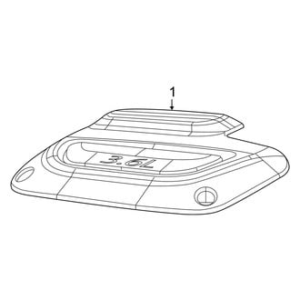 Chrysler OE - Engine / Transaxle - Engine Appearance Cover (Hybrid Limited / Hybrid Touring L / Hybrid Touring Plus)