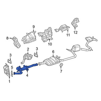 Chrysler OE - Exhaust Crossover Pipe