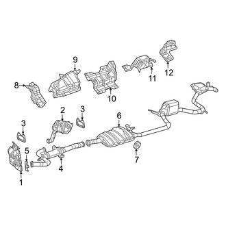 Chrysler OE - Exhaust System - Exhaust Components (Hybrid Platinum / Hybrid Premium)
