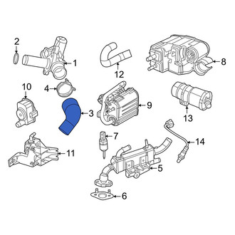 Chrysler OE - Exhaust Gas Recirculation (EGR) Tube
