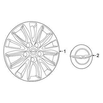Chrysler OE - Wheels - Wheel Covers & Trim