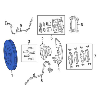 Chrysler OE - Front Disc Brake Rotor