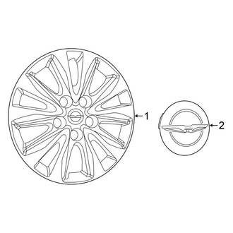 Chrysler OE - Wheels - Wheel Covers & Trim