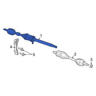 Chrysler OE - Front Right CV Axle Assembly