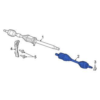 Chrysler OE - Front Left CV Axle Assembly