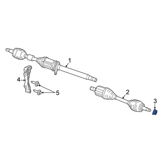 Chrysler OE - Front CV Joint Nut